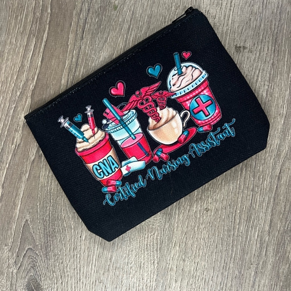 Victoria Leland Designs Certified Nursing Assistant Black Pouch - Picture 2 of 2
